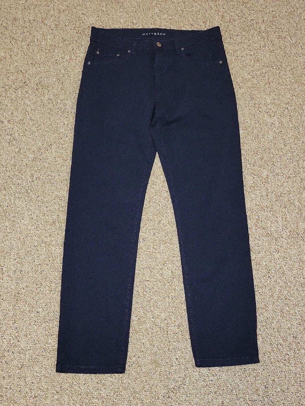 Mott & Bow Navy Slim Jeans 31 X 30 Denim Casual